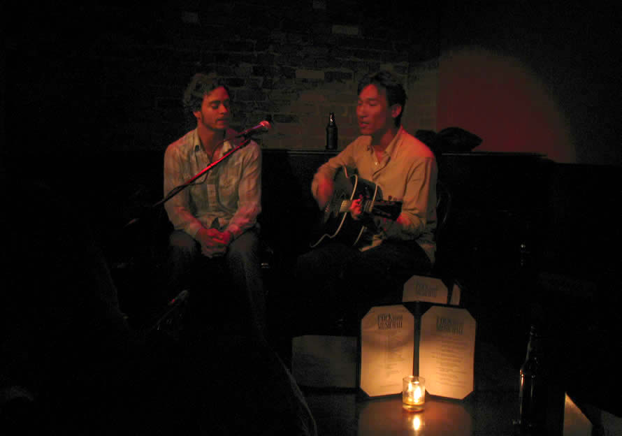 Kevin So and Amos Lee, Rockwood Music Hall, NYC circa 2007