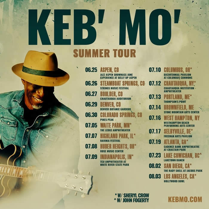 Keb Mo Band Summer 2022